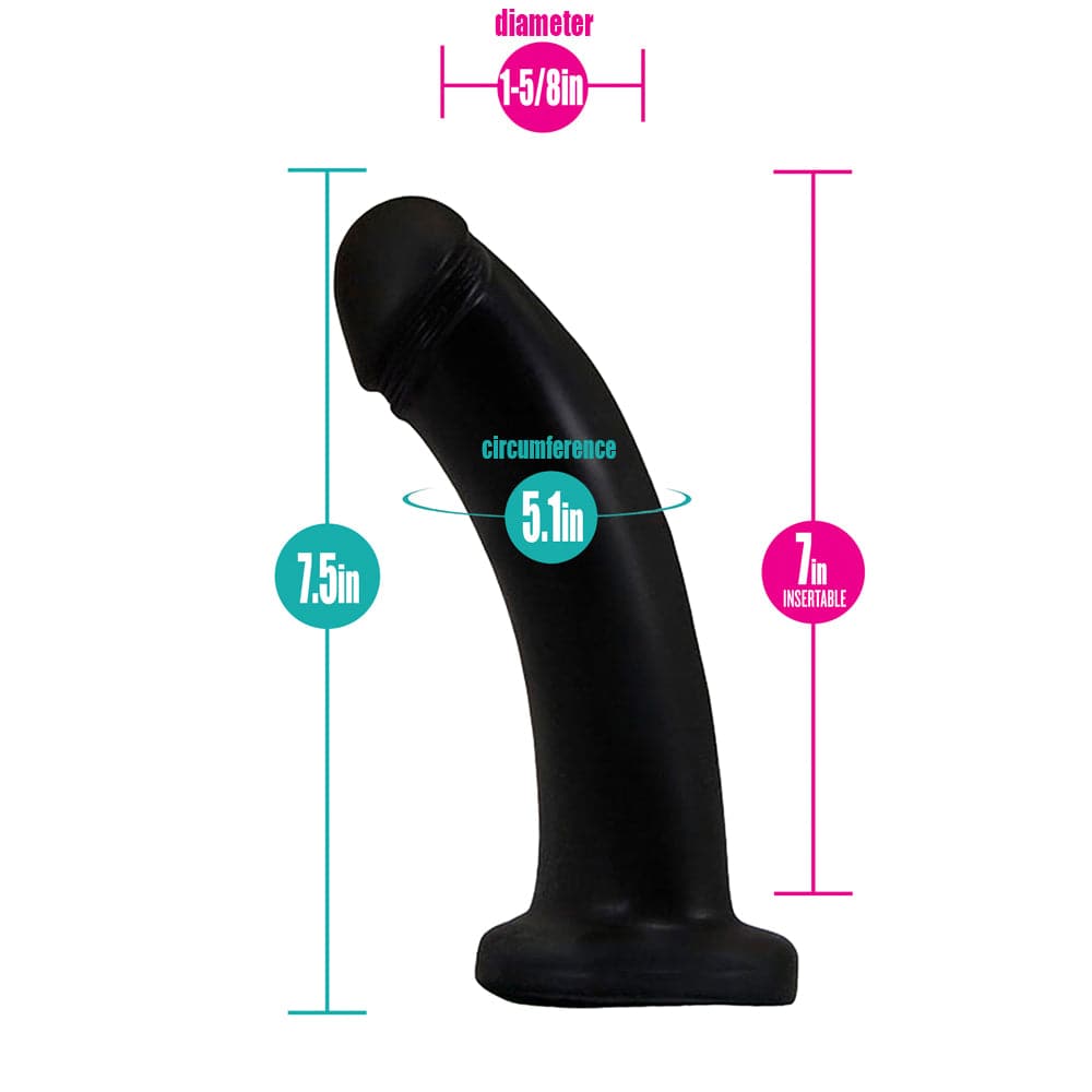 Classic Purple Boxer+ Harness and 7" Violet Pearl Dildo - PACKAGE DEAL