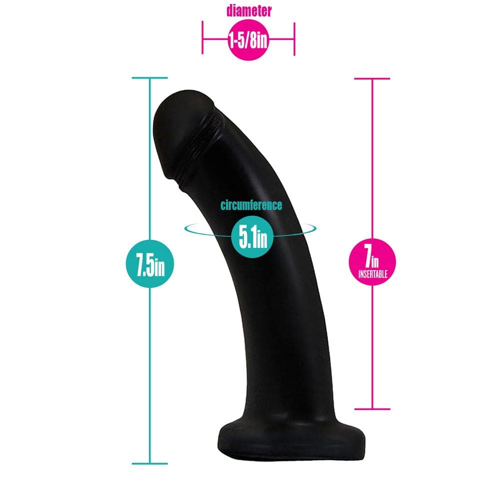 Classic Gray Boxer+ Harness and 7" Steel Pearl Dildo - PACKAGE DEAL
