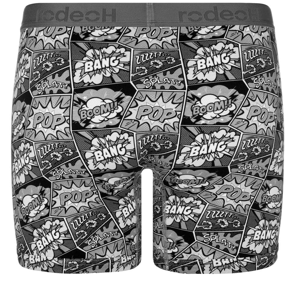 Shift 6" Boxer Underwear - B & W Bang - RodeoH