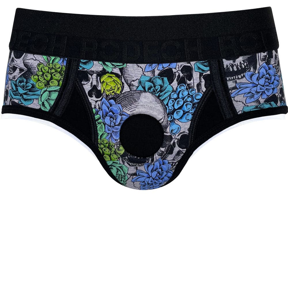 Succulent Skulls Brief O Ring Underwear RodeoH