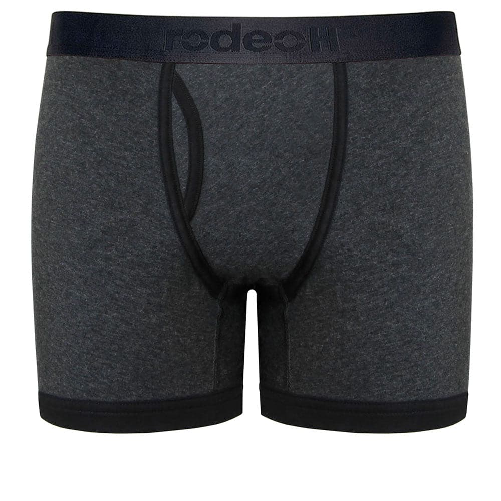 6" Top Loading Boxer Packing Underwear - Dark Gray Marle - RodeoH