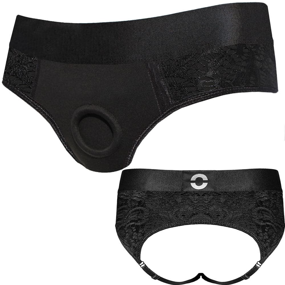 Cheeky Panty+ Harness - Black - RodeoH