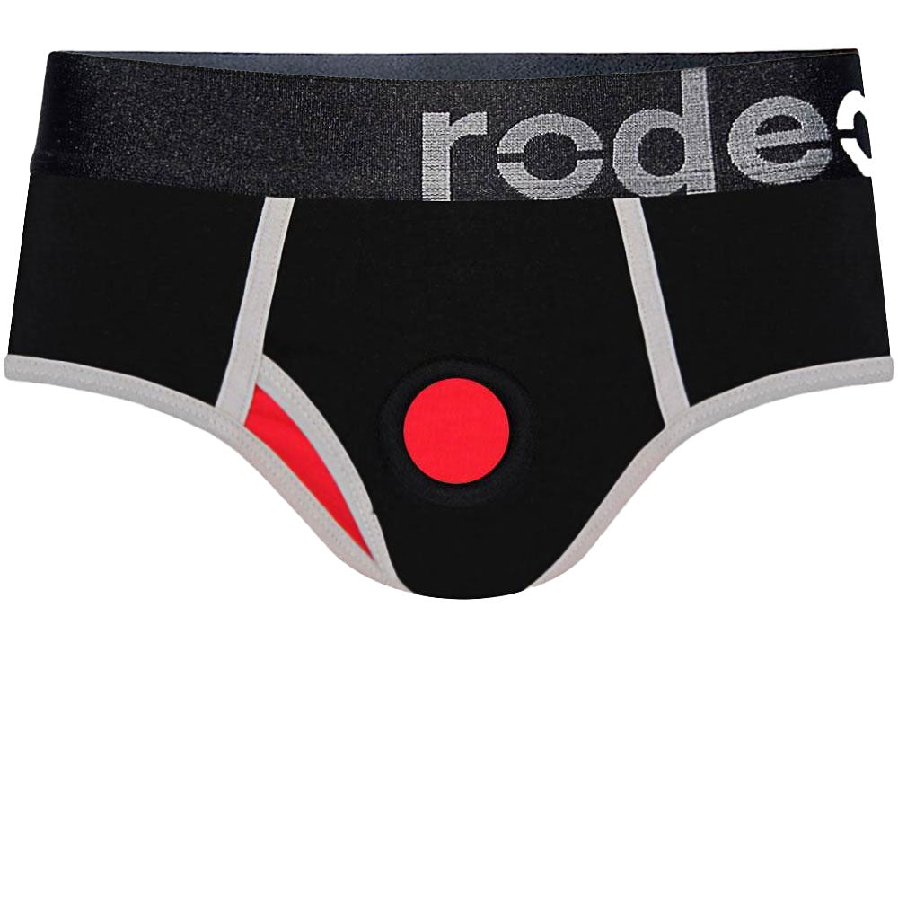 Classic Brief+ Harness - Black & Red - RodeoH