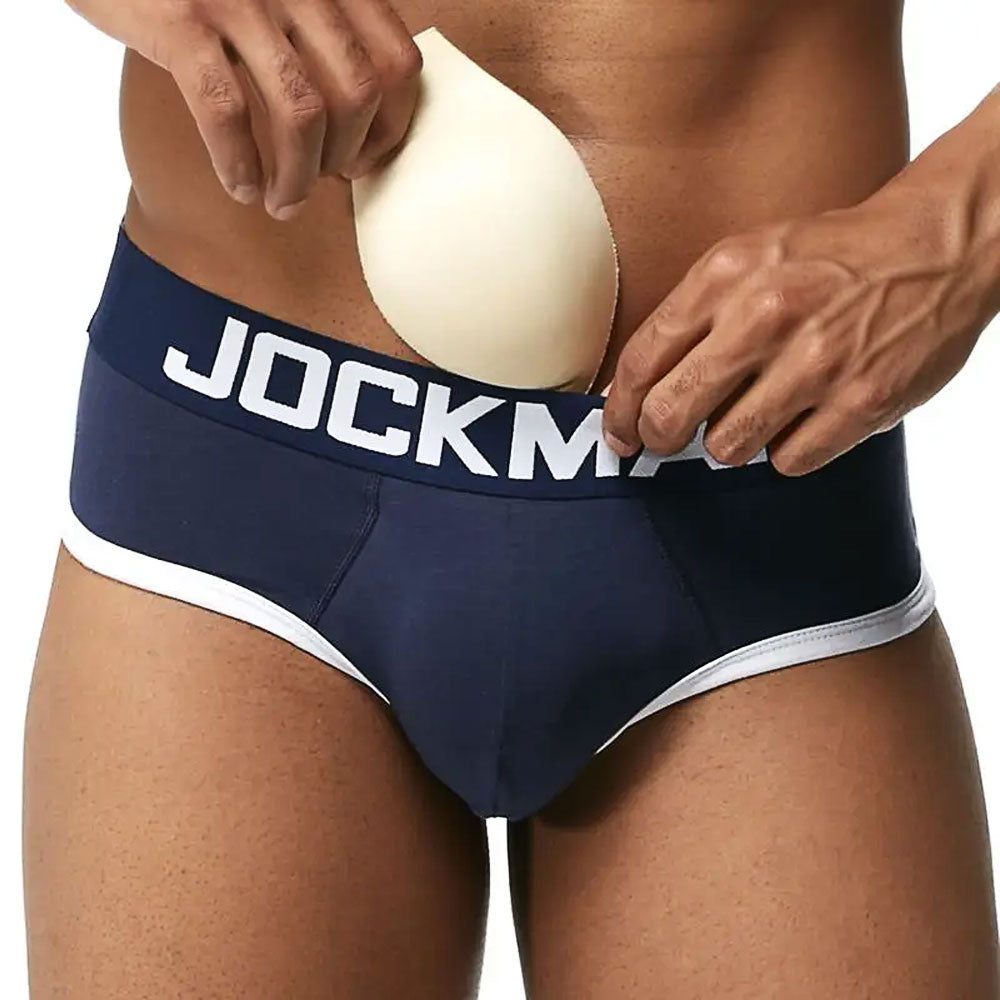 jockmail brief hybrid packer underwear navy
