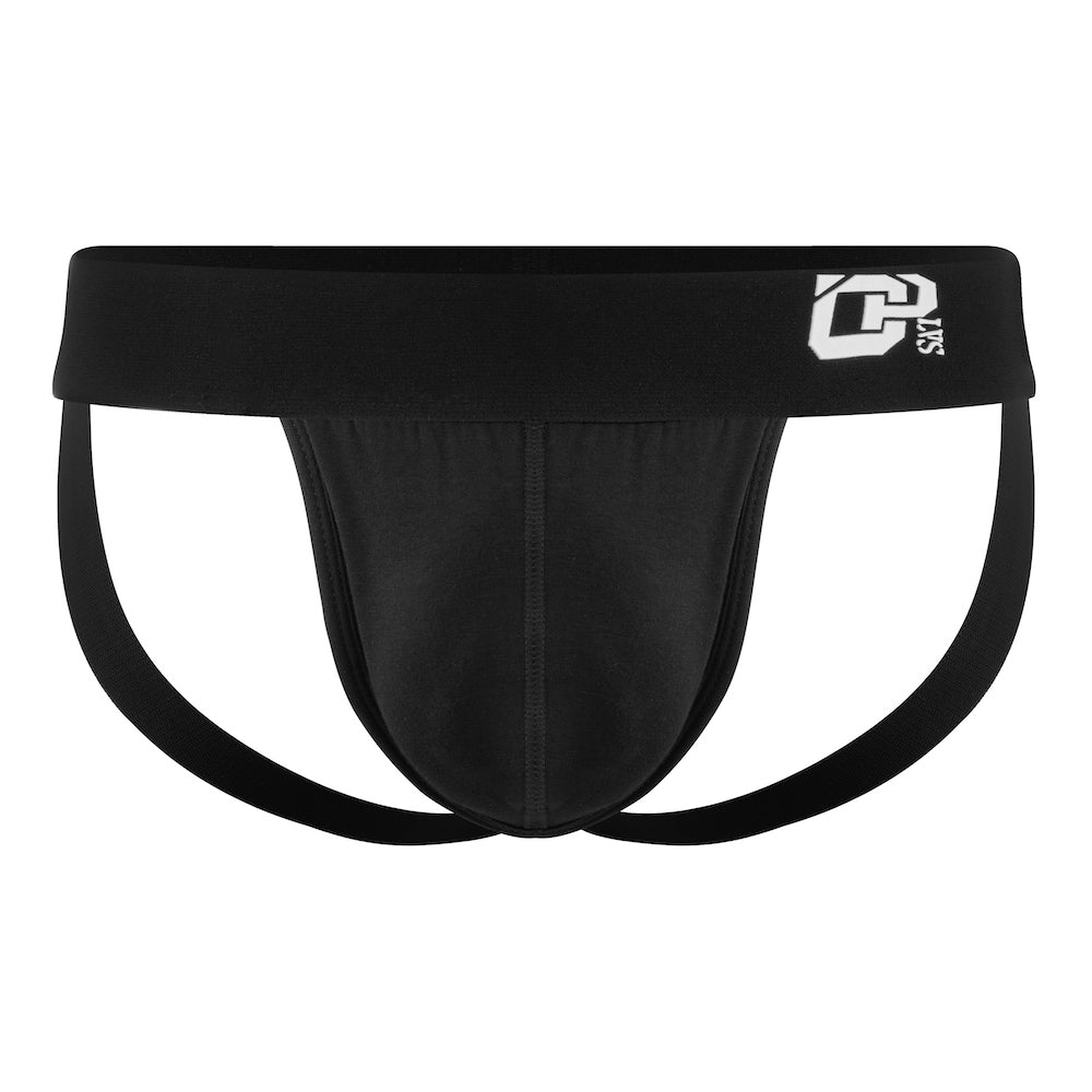 ORLVS Cotton Jock Underwear Black