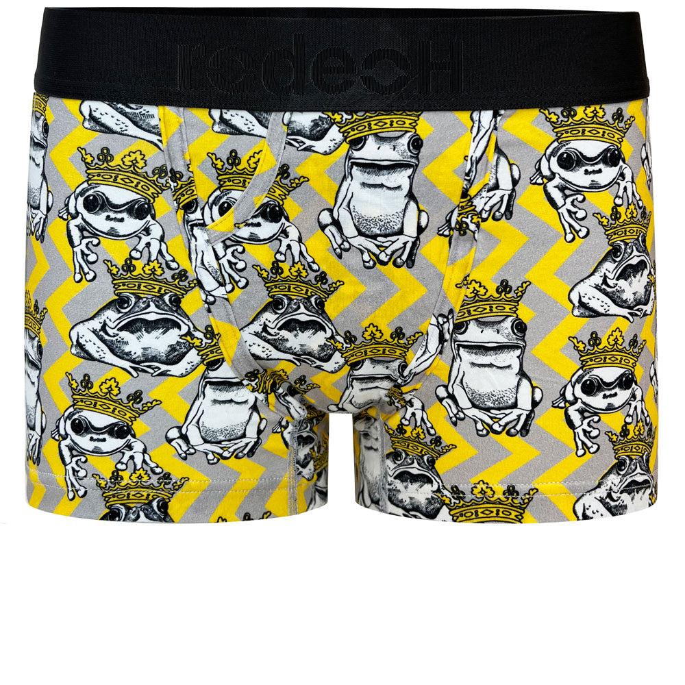 Classic Top Loading Boxer Packing Underwear - Funky Frogs