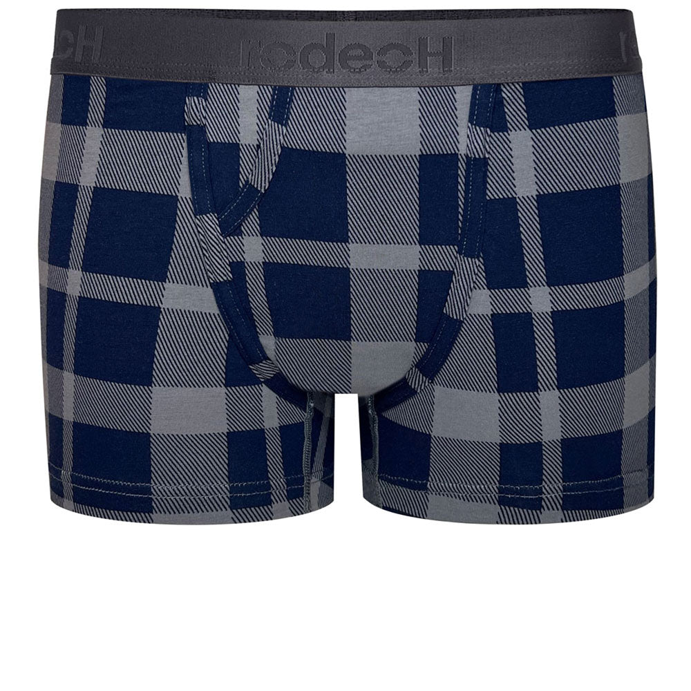 Cool Plaid Classic Boxer Packing Underwear 3 Pack Gray Plaid