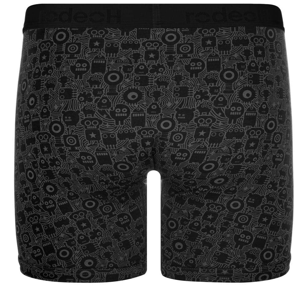 Shift 6" Boxer Packer Underwear - B & W Robots - RodeoH