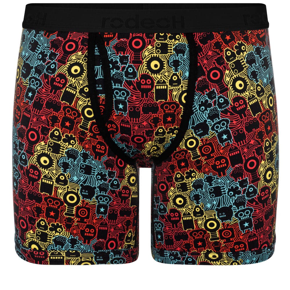 Shift 6" Boxer Underwear - Robots - RodeoH