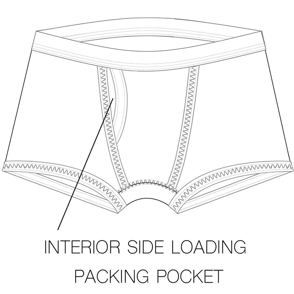 Shift 9" Boxer Packer Underwear - Gray Marle - RodeoH