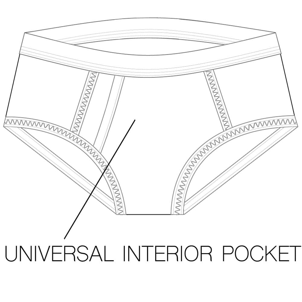 Shift Brief Packer Underwear - Funky Frogs