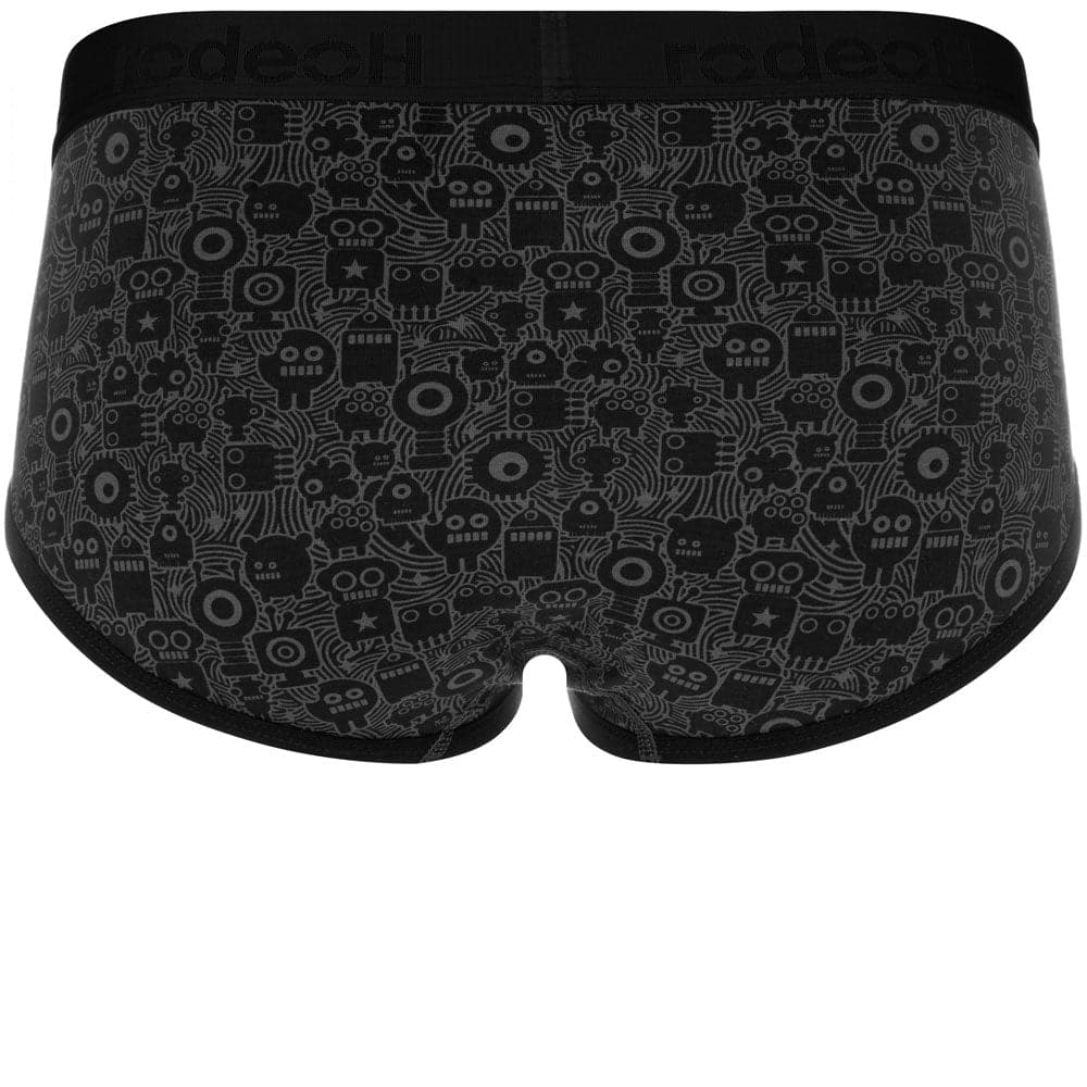 Shift Brief Packer Underwear - B & W Robots - RodeoH