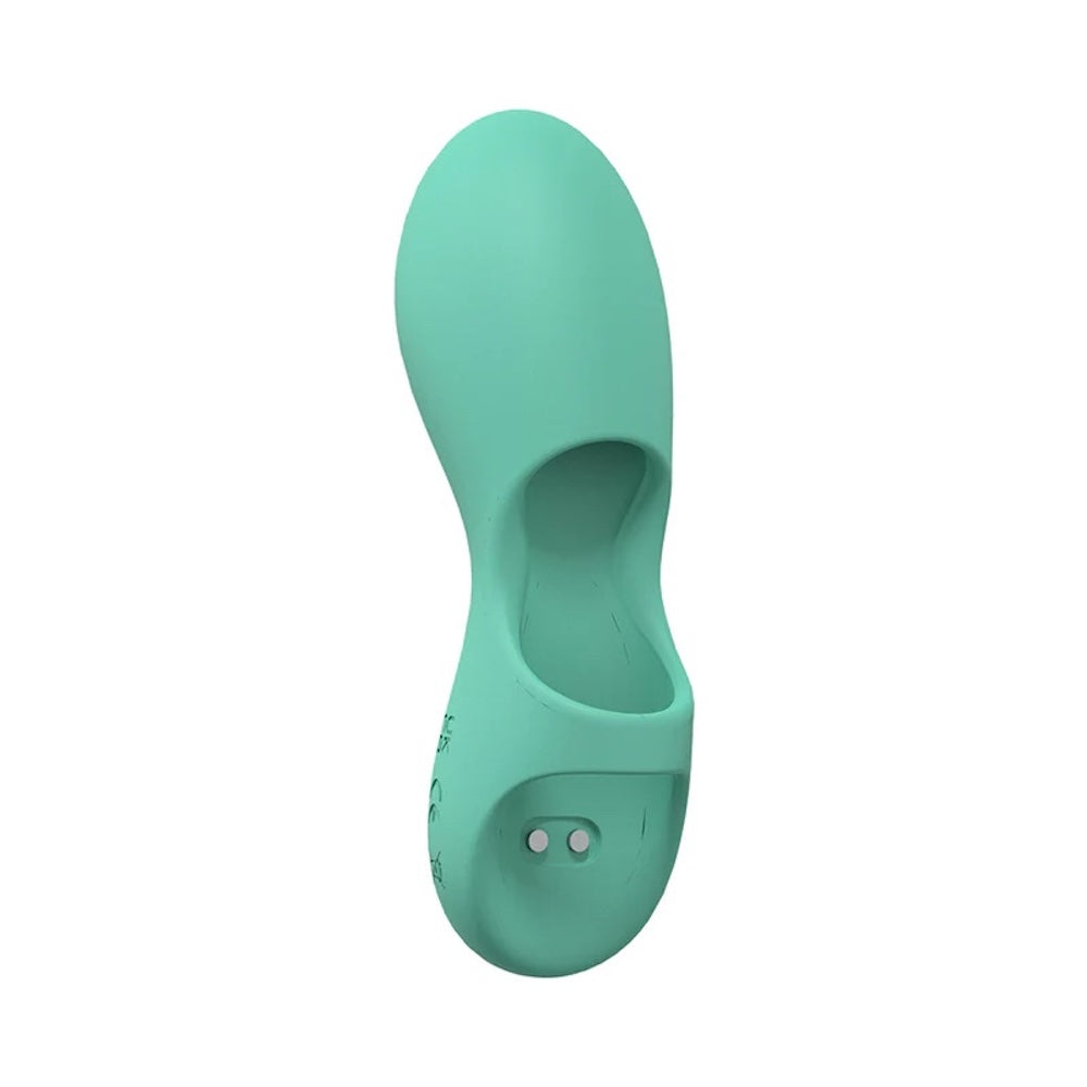 Shots Loveline Joy Silicone 10 Speed Finger Vibe Green