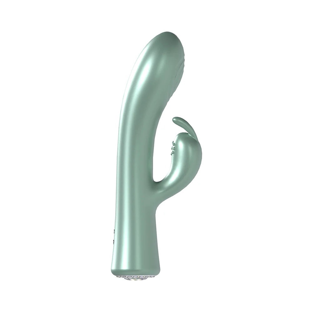 La Perla I Rechargeable 10 Speed Silicone Rabbit - Pearl Green