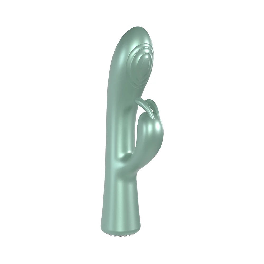 La Perla I Rechargeable 10 Speed Silicone Rabbit - Pearl Green